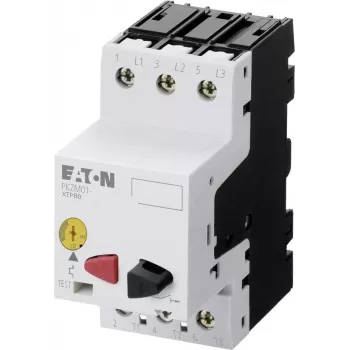 EATON PKZM01-6.3 motorværn, 6,3 A, 3-polet, trykknapper, 2,2 kW ved 400 V 278483