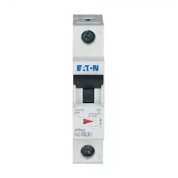 Eaton FAZ-C0,5/1 automatsikring (MCB) 1-polet C 0,5A 10kA 278544
