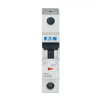 Eaton FAZ-C10/1 automatsikring, 1-polet, C-karakteristik, 10 A, 240/415 V AC 278557