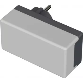 Bopla stikhus, 100 x 50 x 40 mm, termoplast, lysegrå 43420104