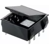Bopla batteriholder til 4 AA (mignon) celler med 9V-blok loddeforbindelse, 65 x 65 x 21,5 mm, sort 46600000