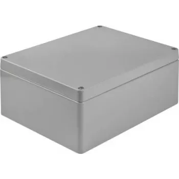 Bopla A-serie Universalkabinet 400 x 230 x 111 mm, aluminium, sølvgrå RAL 7001 01168000.H