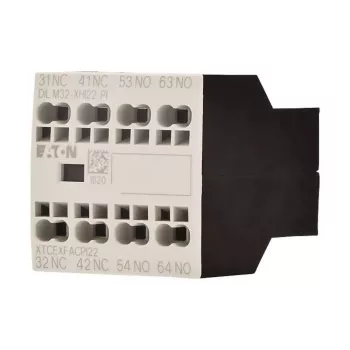 Eaton DILM32-XHI22 hjælpekontaktblok, 2NO+2NC, frontmontage, skrueklemmer 199311