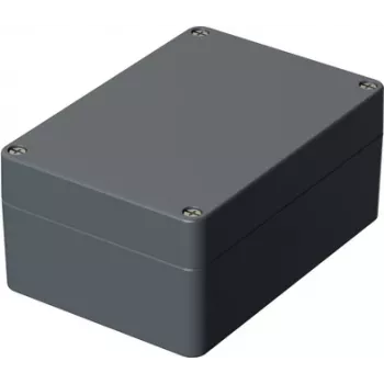 BOPLA A 126 01126000.MT1 Universalkabinet, aluminium, 200 x 140 x 91 mm, sølvgrå (RAL 7001)