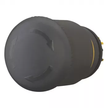 Eaton M22S-PVT sort trykknap med svampehoved, 22 mm, momentan 271499