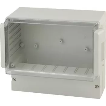 BOPLA RCP 3100 styrekabinet, ABS-underdel, polycarbonat-låg, lysegrå, 296 x 261 x 132,5 mm 41310109