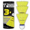 TALBOT torro Tech 350 nylon badmintonfjerbold, mellem hastighed, gul/blå, 1 stk. 479113