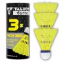 TALBOT torro Tech 350 nylon badmintonfjerbold, mellem hastighed, gul/blå, 1 stk. 479113