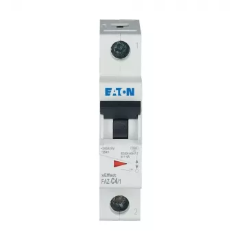 Eaton FAZ-C4/1 Automatsikring type C, 1-polet, 4 A, 10 kA, DIN-skinne 278553
