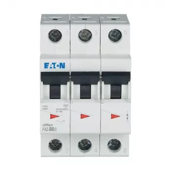 Eaton FAZ-B6/3 Automatsikring type B 6 A 3-polet 10 kA 278841