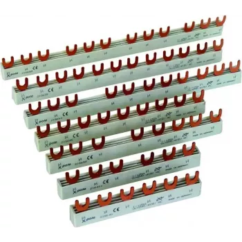 Eaton EVG-16/4PHAS/12MODUL stiftsamleskinne 213,6 mm, 4-polet, 16 A, 12 moduler 291476