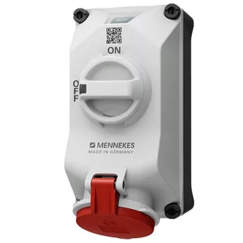 MENNEKES DUOi 32A 5-Pole 6h 400V IP44 Wall-Mounted Socket 5613506G