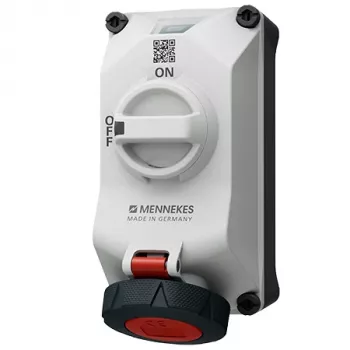 MENNEKES DUOi vægstikdåse 5612506G 16A 5P 6h 400V IP69