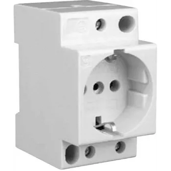 Eaton Z-SD230 DIN-skinne schuko-stikdåse 10/16 A, 250 V AC, uden klapdæksel 266875