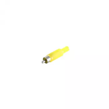 S CONN maximum connectivity RCA-stik gul loddet guldpletteret 51400-Y