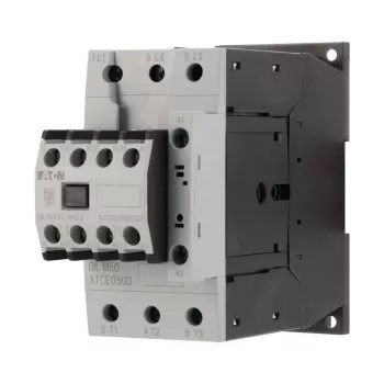 Eaton DILM50-22 3-Pole Contactor, 50 A AC-3, 22 kW, 230 V AC Coil 277862