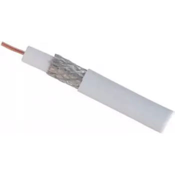 S CONN MAXIMUM CONNECTIVITY SAT-koaxialkabel 1,0/4,6, firelags afskærmet, CCS, >110 dB, 100 m, hvid 15-40001006