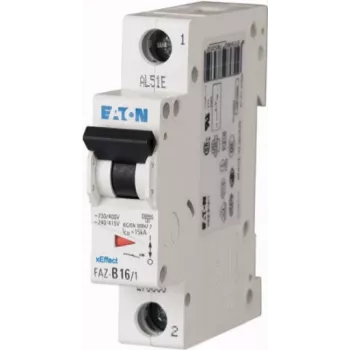 Eaton FAZ-C1/1 ledningsbeskyttelsesafbryder type C, 1 A, 1-polet, 10 kA, DIN-skinne 278546