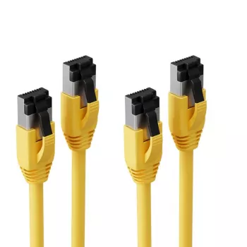 S CONN MAXIMUM CONNECTIVITY Cat. 8.1 F/FTP PIMF LSZH patchkabel, gul, 1,5 m, 2-pak SC08-41152-2