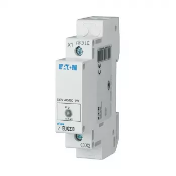 Eaton Z-EL/G230 grøn LED-indikatorlampe, DIN-skinne, 230V AC, 1 TE 284922