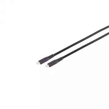 S CONN MAXIMUM CONNECTIVITY 13-57005 USB-C-til-USB-C-kabel, USB 3.2 Gen 2x2, TPE, 0,25 m