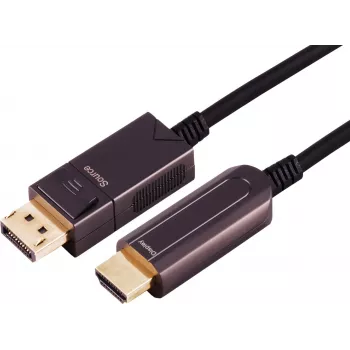 S/CONN maximum connectivity 30-20485 optisk DisplayPort-til-HDMI-A-adapterkabel, 4K60, 30 m