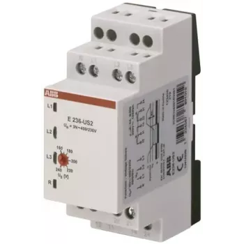 ABB E236-US2 Undervoltage Monitoring Relay, 10-60 V AC/DC, 1 C/O 2CDE165010R2001