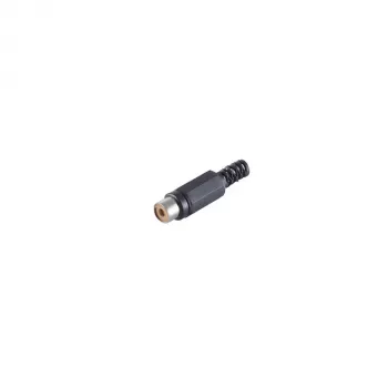 S CONN maximum connectivity RCA-kobling bøsning til bøsning, sort 51500-S