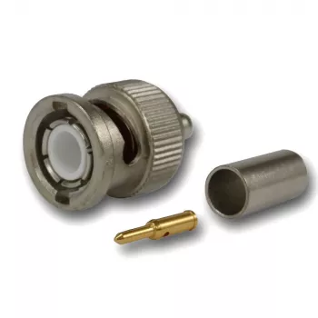 Telegärtner BNC-crimpstik 50 ohm til RG-58 C/U, nikkel/guld, 4 GHz J01000L1255Z