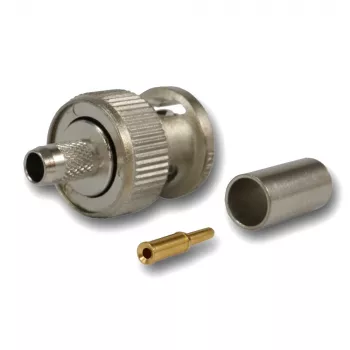 Telegärtner BNC-crimpstik 50 ohm til RG-58 C/U, nikkel/guld, 4 GHz J01000L1255Z