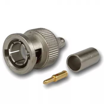 Telegärtner BNC-stik crimp-forbindelse 75 ohm til RG59/RG62/RG179/RG187/RG316 J01002A0030