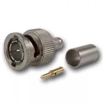 Telegärtner BNC-crimpstik G02 75 ohm til RG-59B/U, UG-1789/U, stik, 5-pak J01002A1288Y