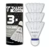 TALBOT TORRO Tech 350 Medium nylon badmintonfjerbold, hvid/blå, 1 stk. 479112