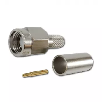 Telegärtner J01150A0049 SMA-stikforbindelse, stik, lige, 50 ohm