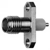 Telegärtner SMA Bulkhead Jack with Flange Z28, Gold (Standard) - 5 Pieces (J01151A0631)