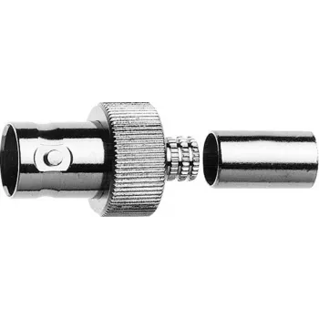 Telegärtner BNC-bøsning crimp-stik 75 Ohm, crimp/crimp, til kabelgruppe G41 (0,6/2,8-4,7 mm), 5 stk. J01003A0048