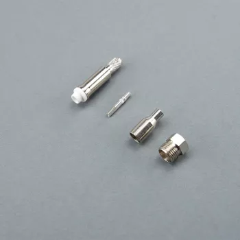 Telegärtner FME-bøsning crimpstik til RG-316/U, 50 Ohm, nikkel/guld, 1 stk. J01701A0008Z