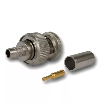Telegärtner BNC-kabelstik crimp G01 50 ohm, crimp/crimp, standard, A0205, G01 (RG-58 C/U), YR23092 Belden - 1 stk. (J01000F1255Z)
