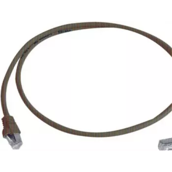 Telegärtner 100008016 CAT 6a S/FTP RJ45-patchkabel, 0,5 m, blå, flammehæmmende, med knækbeskyttelse