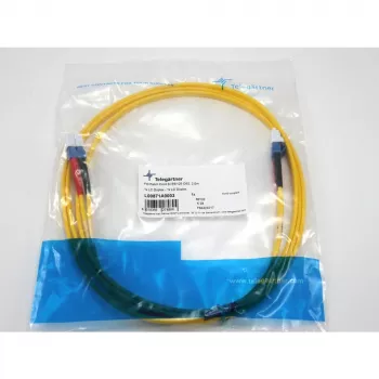 TELEGÄRTNER LC til LC single-mode OS2 duplex fiber-patchkabel, 2 m, gul L00871A0003