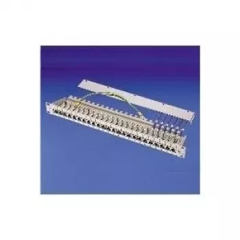 TELEGÄRTNER MPP16-HS 16-port modulært patchpanel, 1U, lysegrå RAL 7035 J02022A0050