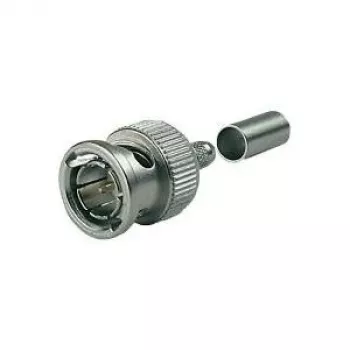 Telegärtner J01002A0058 BNC-kabelstik G04, crimp, HDTV, 75 ohm, til RG-179B/U