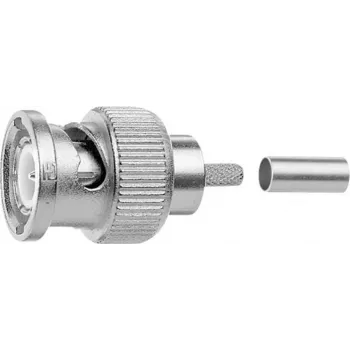 Telegärtner BNC-crimpstik 50 ohm til RG-142B/U, Professional, 5-pak J01000A0008