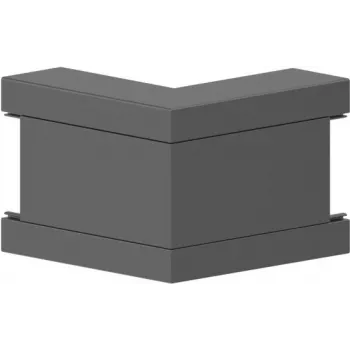 GGK BR 60x130/80-AE udvendigt hjørne 60x130/80 RAL 9005 PVC (12793)