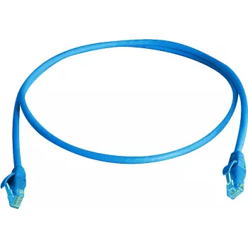 Telegärtner 100008054 Cat6 U/UTP RJ45-patchkabel, 1m, blå, LSZH