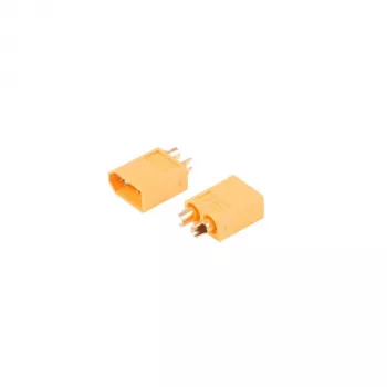 S CONN MAXIMUM CONNECTIVITY SC02-XT60 XT60 stikforbindelsespar (stik & hunstik) 60A højstrøm forgyldte kontakter til RC-modeller, droner, batterier