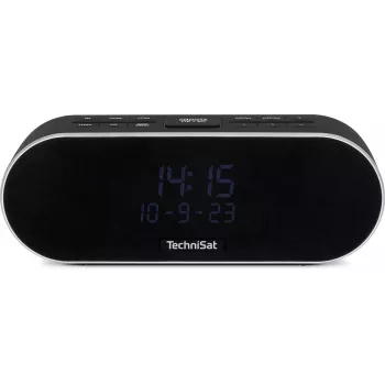 TechniSat DigitRadio 53 BT DAB+/UKW-urradio med Bluetooth og USB-opladningsfunktion, 3,5 VA-LCD, sort