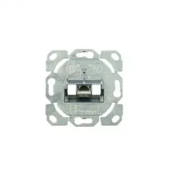 TELEGÄRTNER AMJ-S Cat.6A Shielded RJ45 Outlet Module with Cover, Pure White J00020A0514
