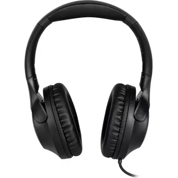 TechniSat Stereoman 3 lukkede kablede hovedtelefoner med mikrofon, 3 m kabel, sort 0000/9105