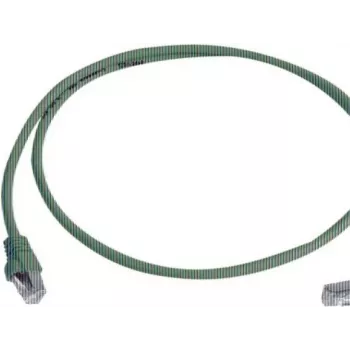 Telegärtner 100008018 CAT 6a S/FTP patchkabel, RJ45, 0,5 m, gul, LSZH, flammehæmmende, snagless